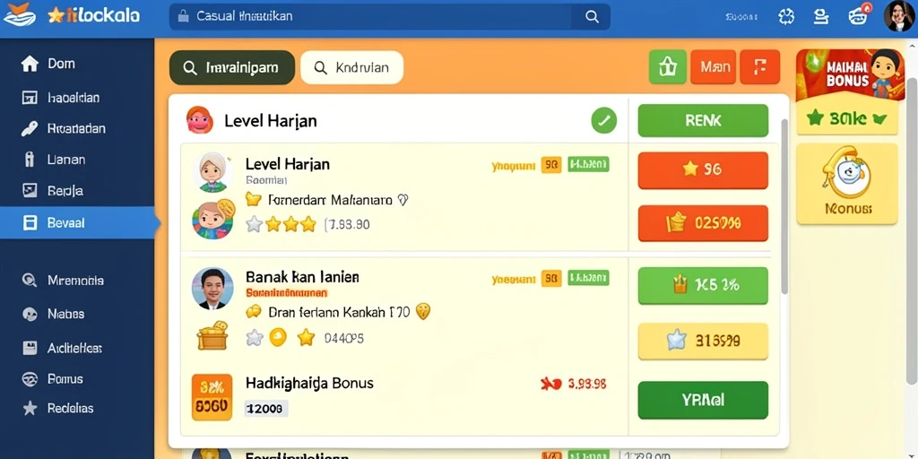 Tampilan antarmuka yang ramah pengguna dan menarik.