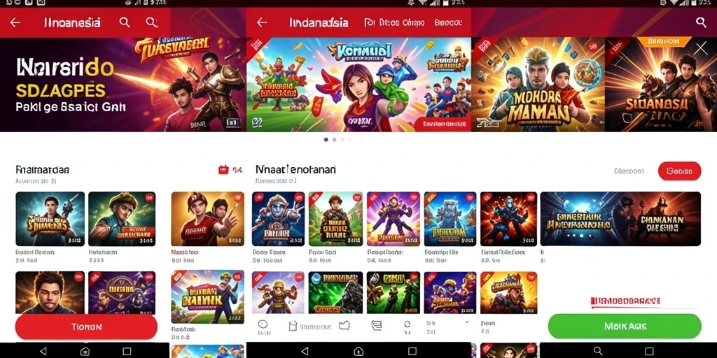 Screenshot menampilkan antarmuka permainan yang user-friendly.