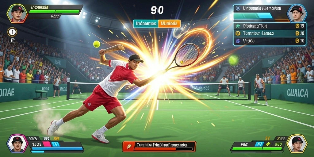 Tampilan grafis yang mengesankan dari level pertama.
