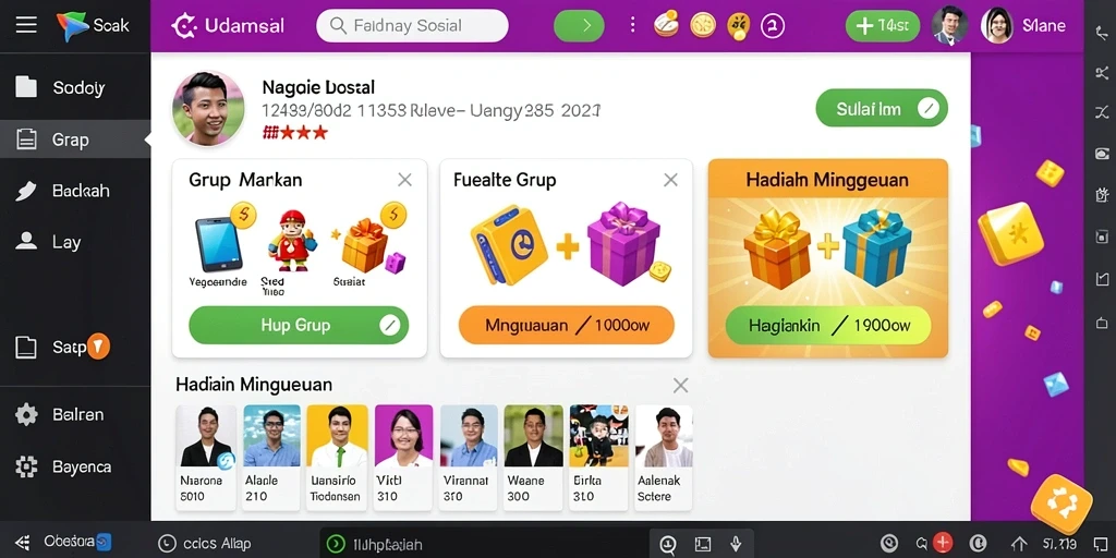 Tampilan antarmuka permainan yang intuitif.