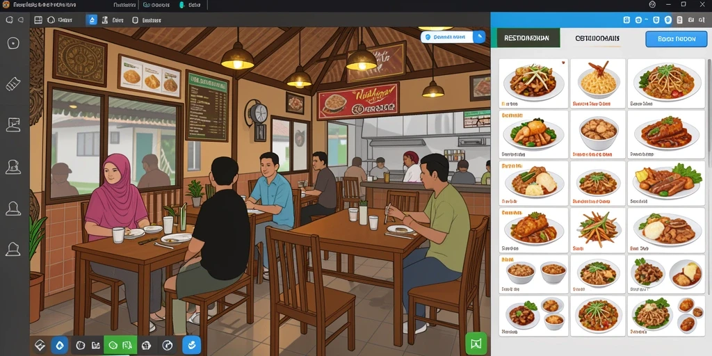 Tampilan antarmuka yang menarik dan mudah dinavigasi.