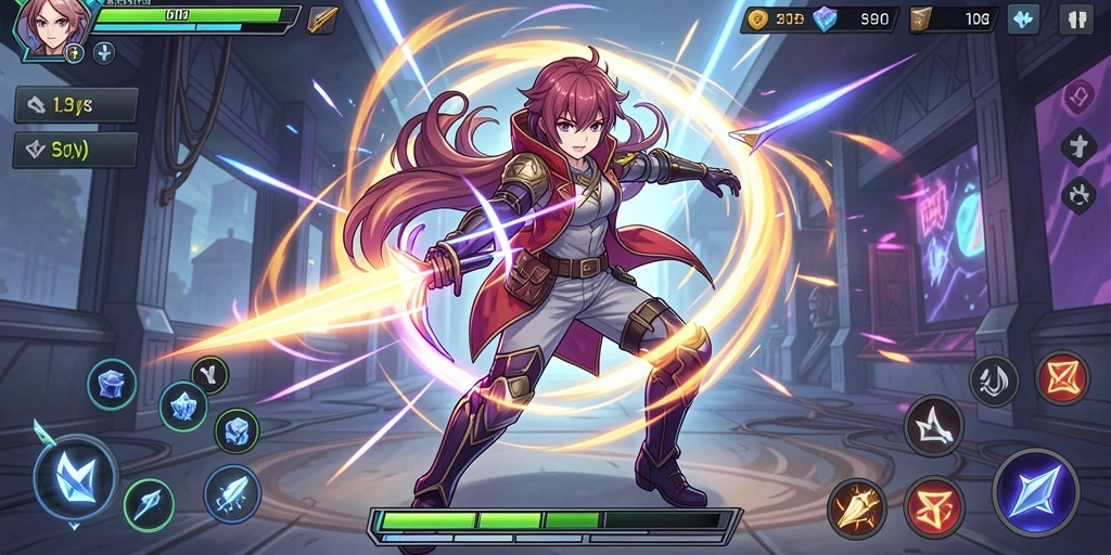 Screenshot dari level menantang yang baru.