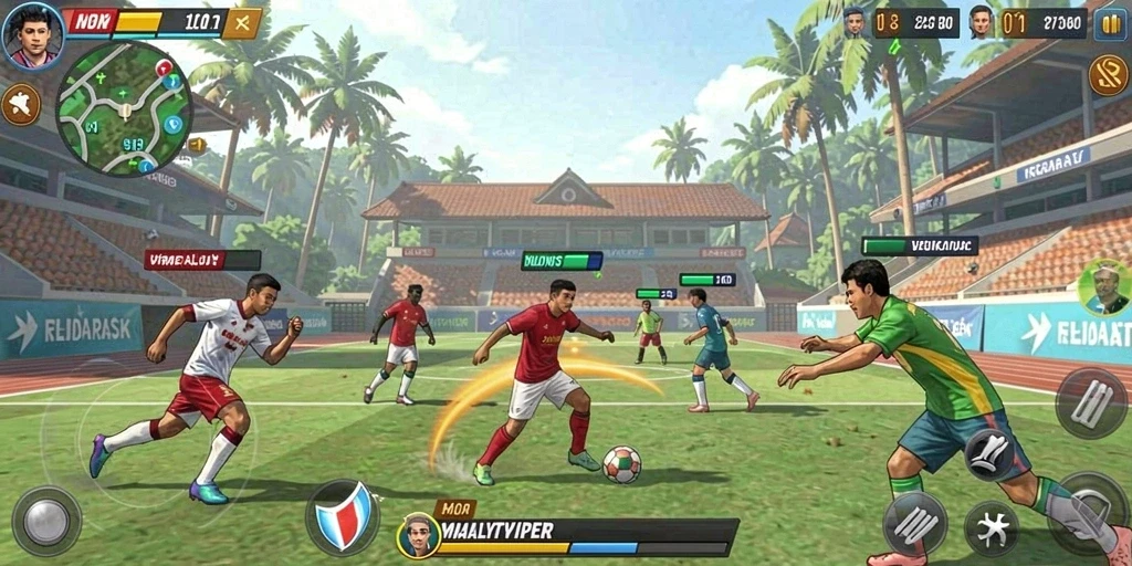 Tampilan antarmuka yang menarik dan modern.