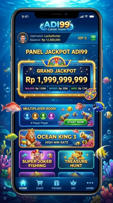 Cuplikan layar menu unduhan adi99 untuk perangkat Android